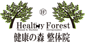 健康の森整体院看板